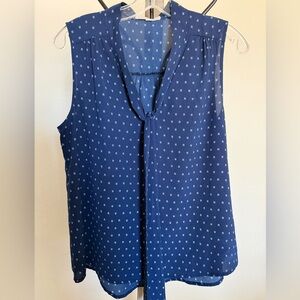 Sweet Wanderer Blue Patterned Blouse